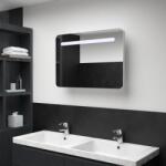 vidaXL Dulap de baie cu oglinda si LED, 80 x 9, 5 x 55 cm GartenMobel Dekor (285120)