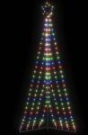 vidaXL Pom de Craciun LED 339 LED-uri colorate 187 cm GartenMobel Dekor (4016431)