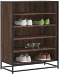 vidaXL Pantofar, stejar maro, 75x38x97, 5 cm, lemn prelucrat/metal GartenMobel Dekor (3300874) Pantofar