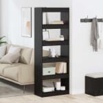 vidaXL Dulap pentru carti Stejar negru 60 x 30 x 166 cm Lemn compozit GartenMobel Dekor (880461) Biblioteca