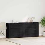 vidaXL Bufet cu sertar Stejar Negru 160 x 33 x 70 cm Lemn compozit GartenMobel Dekor (3333083) Comoda