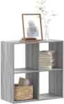 vidaXL Biblioteca, gri sonoma, 68, 5x32x68, 5 cm, lemn prelucrat GartenMobel Dekor (852830) Biblioteca