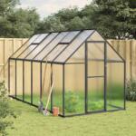 vidaXL Sere cu cadru de baza, antracit, 334x169x195 cm, aluminiu GartenMobel Dekor (3266328)