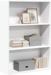 vidaXL Biblioteca, alb, 80x30x114 cm, lemn prelucrat GartenMobel Dekor (857931) Biblioteca