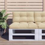 vidaXL Perna de paleti, bej, 70x40x12 cm, material textil GartenMobel Dekor (360582)