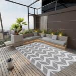 vidaXL Covor de exterior, gri, 190x290 cm, PP GartenMobel Dekor (316952)