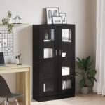vidaXL Dulap pentru carti Stejar Negru 82, 5 x 30, 5 x 150 cm GartenMobel Dekor (3329276) Biblioteca