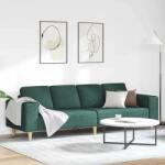 vidaXL Canapea pentru living Verde închis 250 x 77 x 76 cm Poliester GartenMobel Dekor (3335085) Canapea