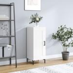 vidaXL Servanta, alb extralucios, 34, 5x34x90 cm, lemn compozit GartenMobel Dekor (830446) Comoda
