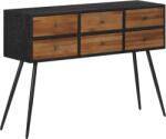 vidaXL Masa consola cu sertare, 116x30x76 cm, lemn masiv tec reciclat GartenMobel Dekor (358525) Comoda