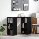 vidaXL Masa cu raft Stejar negru 90 x 50 x 75 cm Lemn compozit GartenMobel Dekor (869507)