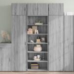 vidaXL Dulap înalt, sonoma gri, 70x41x185 cm, lemn prelucrat GartenMobel Dekor (3281692) Comoda