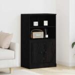 vidaXL Highboard Stejar Negru 60 x 35.5 x 103.5 cm Lemn compozit GartenMobel Dekor (862820) Comoda
