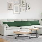 vidaXL Perne pentru canapea 2 pcs Verde închis 200 x 40 cm GartenMobel Dekor (42013908)