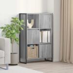 vidaXL Dulap pentru carti Gri Sonoma 68 x 30 x 108.5 cm Lemn compozit GartenMobel Dekor (886543) Biblioteca