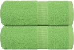 vidaXL Prosoape pentru oaspeti 2 buc Verde mar 360 g/m2 100% bumbac GartenMobel Dekor (137019) Prosop
