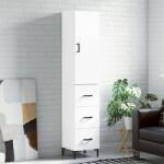 vidaXL Dulap înalt, alb, 34, 5x34x180 cm, lemn prelucrat GartenMobel Dekor (3198849) Comoda