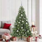 vidaXL Brad de Craciun artificial cu 300 LED Verde 180 cm PE si PVC GartenMobel Dekor (3397548)