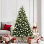vidaXL Brad de Craciun artificial cu ramuri articulare 300 LEDs 180 cm GartenMobel Dekor (3395993)