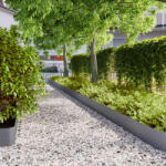vidaXL Borduri de gazon 10 buc Antracit 20x103 cm Otel laminat la rece GartenMobel Dekor (860156)