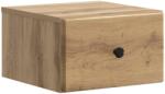 vidaXL Noptiera suspendata stejar artizanal cu sertar, 34, 5 x 33 x 20 cm (899123)