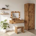 vidaXL Masa de Machiaj cu sertar Maro 83 x 40 x 70 cm Lemn compozit GartenMobel Dekor (865233)
