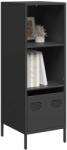 vidaXL Dulap înalt, negru, 35x39x103, 5 cm, otel GartenMobel Dekor (851376) Comoda