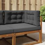vidaXL Perna pentru canapea de exterior 3 pcs Antracit Poliester GartenMobel Dekor (900880)