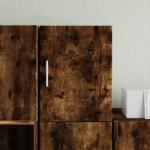 vidaXL Dulap de perete, stejar fumuriu, 30x42, 5x40 cm, lemn compozit GartenMobel Dekor (846093) Comoda