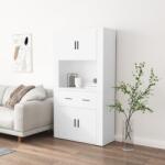vidaXL Dulap înalt, alb, lemn compozit GartenMobel Dekor (3185367) Comoda