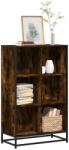 vidaXL Biblioteca, stejar fumuriu, 65, 5x33x107, 5 cm, lemn prelucrat GartenMobel Dekor (849161) Biblioteca