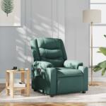 vidaXL Fotoliu rabatabil, verde închis, material textil GartenMobel Dekor (4019925)