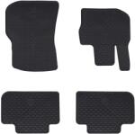 vidaXL Covor pentru masina 4 pcs Negru Cauciuc GartenMobel Dekor (42029139)