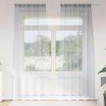 vidaXL Cortina din Voile 2 pcs Gri închis 225 x 140 cm Poliester GartenMobel Dekor (4108029)