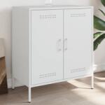 vidaXL Dulap, alb, 68x39x79 cm, otel GartenMobel Dekor (842981) Comoda