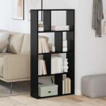 vidaXL Dulap pentru carti Stejar Negru 70 x 20 x 102.5 cm GartenMobel Dekor (869254) Biblioteca