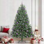 vidaXL Brad de Craciun artificial cu ramuri articulare Verde 240 cm GartenMobel Dekor (3395511)
