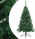 vidaXL Jumatate pom Craciun artificial cu suport, verde, 150 cm, PVC GartenMobel Dekor (321031)