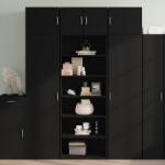 vidaXL Dulap înalt, negru, 70x41x185 cm, lemn prelucrat GartenMobel Dekor (3281688) Comoda