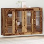 vidaXL Dulapuri de perete 2 pcs Lemn Vechi 69, 5 x 34 x 90 cm GartenMobel Dekor (3334317) Comoda