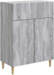 vidaXL Bufet cu sertar Sonoma gri 66 x 34, 5 x 90 cm Lemn prelucrat GartenMobel Dekor (894641) Comoda