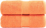 vidaXL Prosoape de baie premium SOLUND, 2 buc. portocalii, 30x30 cm, 600 g/m2 GartenMobel Dekor (137371) Prosop