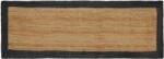 vidaXL Covor de hol din iuta gri închis 80x300 cm, handmade, stil modern (42010687) Covor