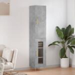 vidaXL Dulap înalt, gri beton, 34, 5x34x180 cm, lemn prelucrat GartenMobel Dekor (3199037) Comoda