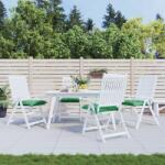 vidaXL Perne de scaun, 4 buc. , verde, 50x50x7 cm, textil oxford GartenMobel Dekor (361523)
