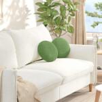 vidaXL Perne de Sezut 2 pcs Verde deschis Ø 40 x 13 cm Catifea GartenMobel Dekor (42014103)