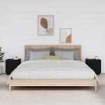 vidaXL Noptiere, 2 buc. , negru, 40x34x45 cm, lemn masiv de pin GartenMobel Dekor (818284)