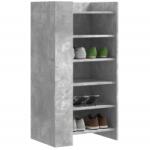 vidaXL Pantofar, gri beton, 52x37, 5x100 cm, lemn prelucrat GartenMobel Dekor (848447) Pantofar