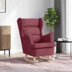 vidaXL Scaun balansoar, rosu vin, 74x90x102 cm, material textil GartenMobel Dekor (4016922)
