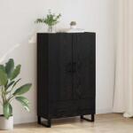 vidaXL Bufet cu sertar Stejar Negru 69, 5 x 30 x 115 cm Lemn compozit GartenMobel Dekor (882498) Comoda